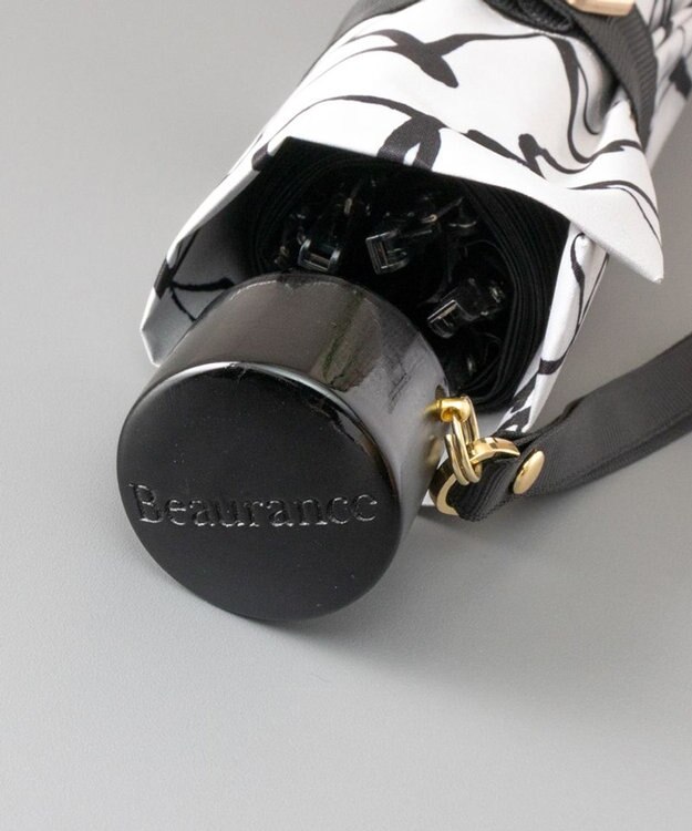 AURORA Beaurance ビューランス モノグラム柄 晴雨兼用傘 (折り畳み傘) 日傘 クリーム