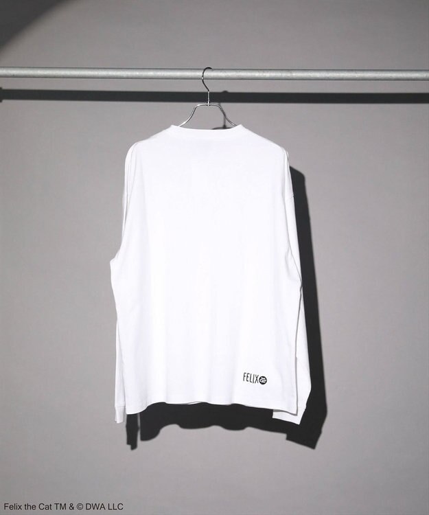 Green Parks ■ＦＥＬＩＸ　フェイスロゴｐｔ　ロンＴＥＥ White