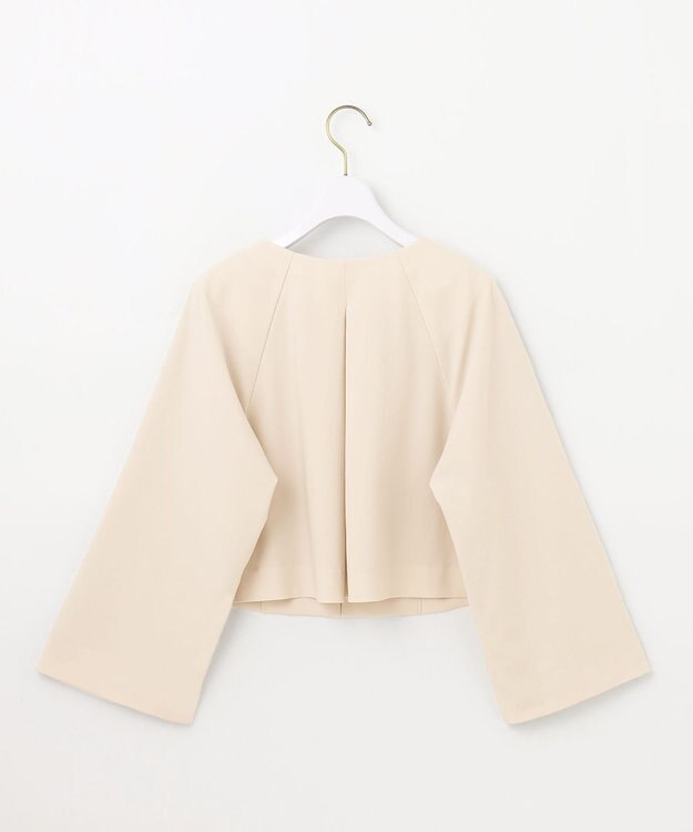 ANY SIS 【洗える】セレモニークロップド ジャケット ベージュ