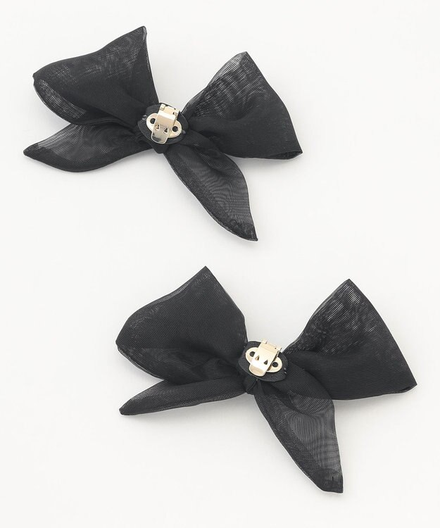 steppi チュールリボン シュークリップ ブラック