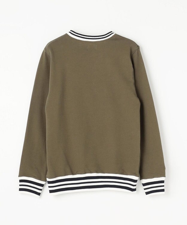 J.PRESS KIDS 【140-170cm】BICOLOR LINE COMBI トレーナー オリーブ系