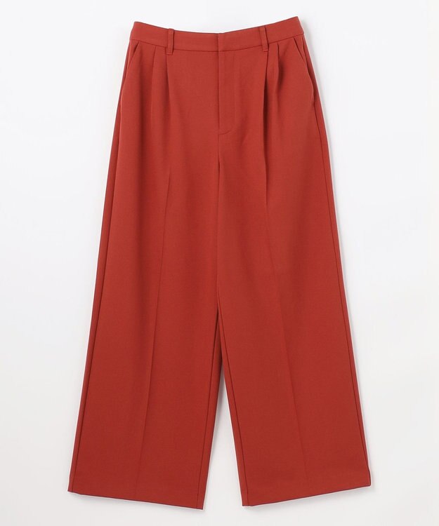 ANY 【LEE掲載/6サイズ展開/裏起毛/ウエストゴム】ウォームワイドパンツ オレンジ