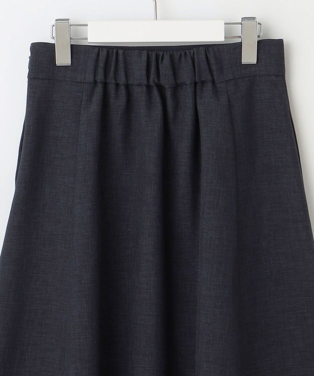 Feroux 【洗える】パールボタンジャケット×スカート セットアップ ネイビー系