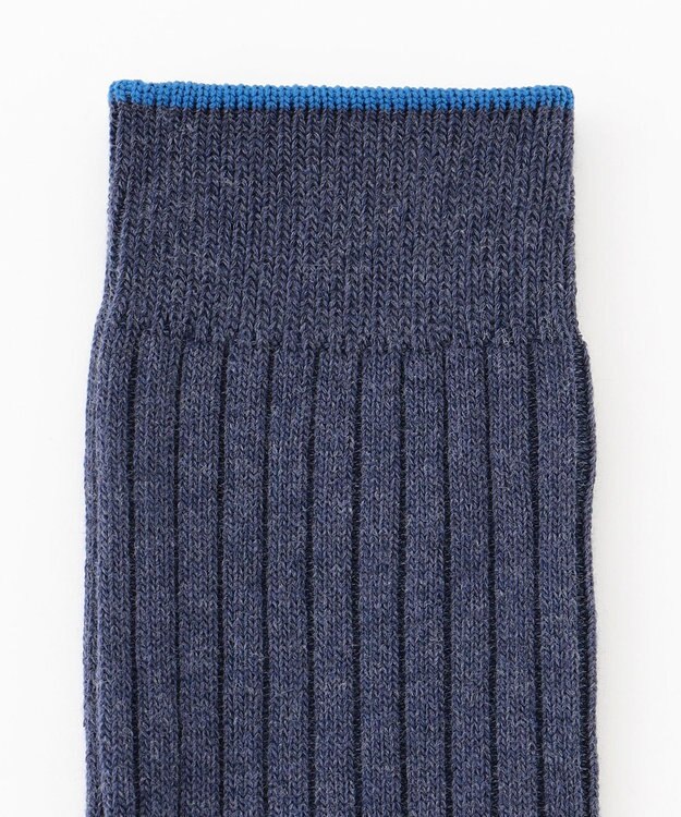 J.PRESS MEN 【カジュアル】リブソックス ネイビー系