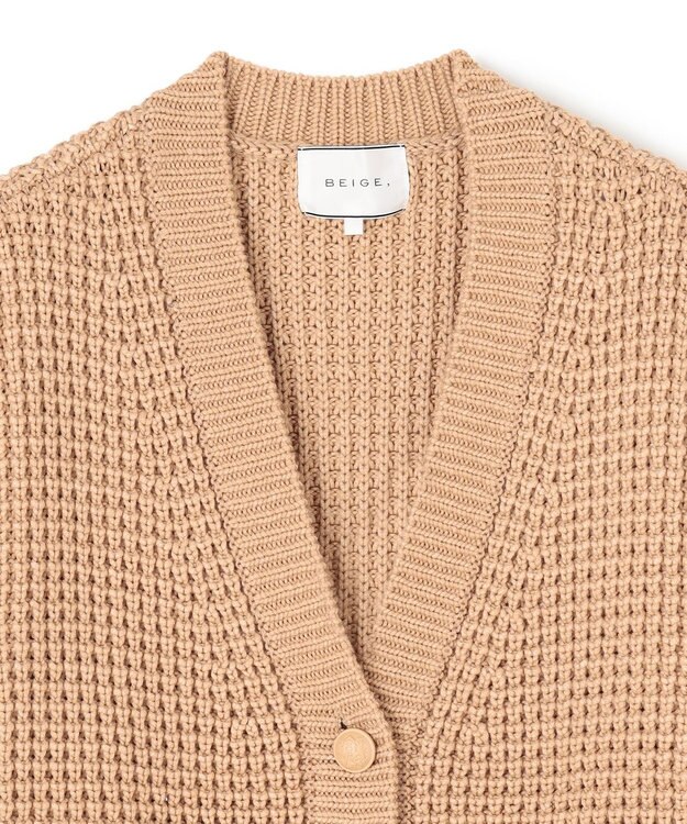 BEIGE， LINOIS/カーディガン Camel
