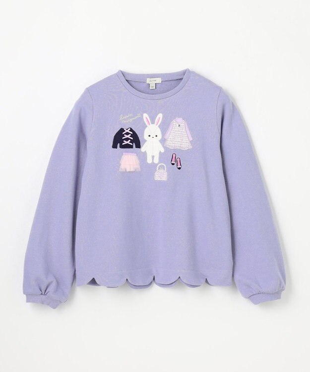 ANY KIDS クローゼットモチーフトレーナー サックスブルー