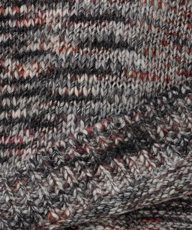 23区 【SLOW/一部店舗限定】カラーミックススラブ ニット ライトグレー系