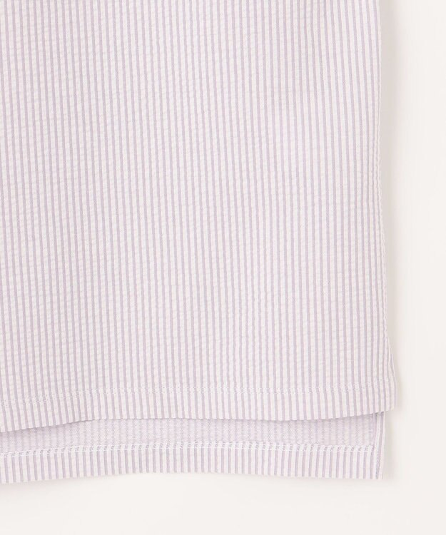 J.PRESS LADIES L 【WEB限定カラーあり・抗菌消臭・吸水速乾】サッカージャージー フレンチスリーブ カットソー ふじ色系1