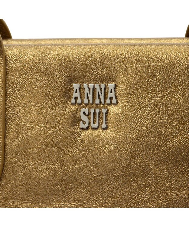 ANNA SUI ルミナス 2WAYハンドバッグ（大） ゴールド