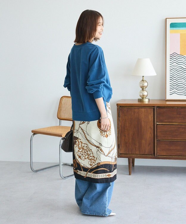 Green Parks アソートカレッジロゴ裏毛プルオーバー Navy