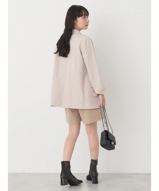 earth music&ecology ダブルテーラードジャケット Beige