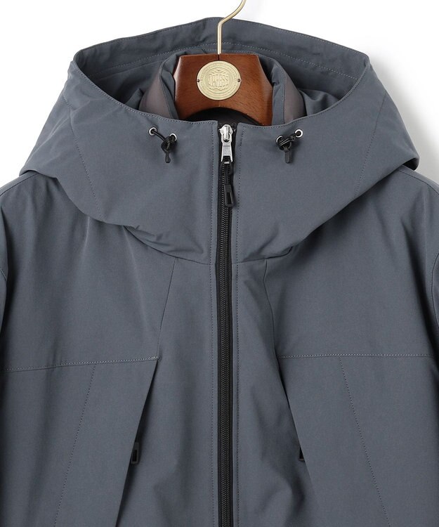 J.PRESS MEN 3シーズン着られる贅沢【3WAY SYSTEM / 撥水 / ストレッチ】マウンテンパーカー / ダウンライナーデタッチャブル グレー系