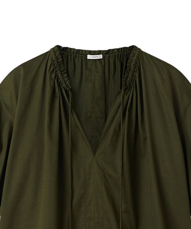 JOSEPH コットンサティーンブラウス　NADOR Palm Leaf