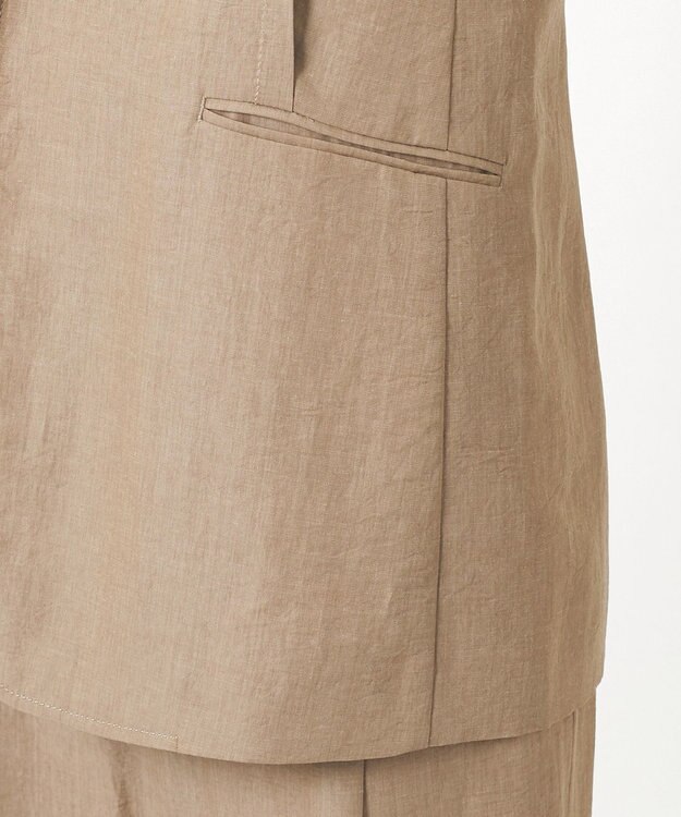 23区 【GOLD LABEL】ナチュラルシャンブレー ジャケット ベージュ系