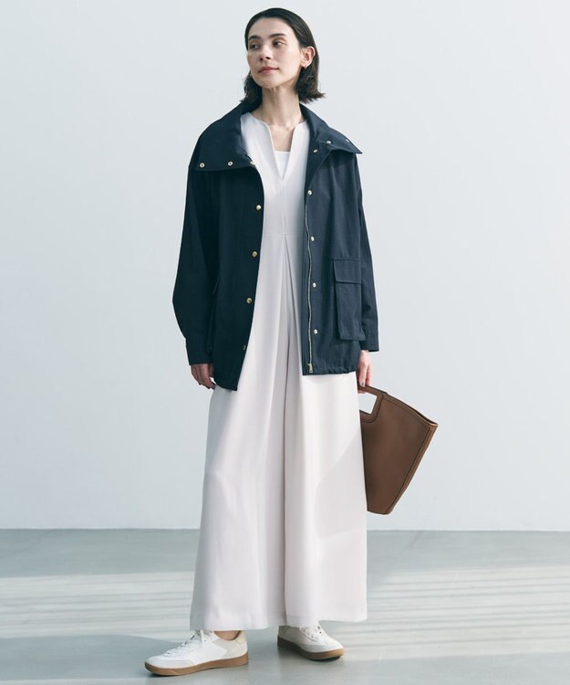 UNFILO L スタンド ZIPアウター ネイビー