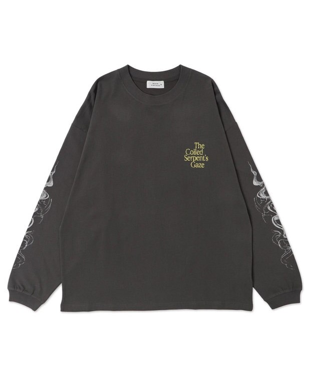 WEGO 【ユニセックス着用ITEM/MLサイズ展開】ヴィンテージライクグラフィックT（LS） 柄4