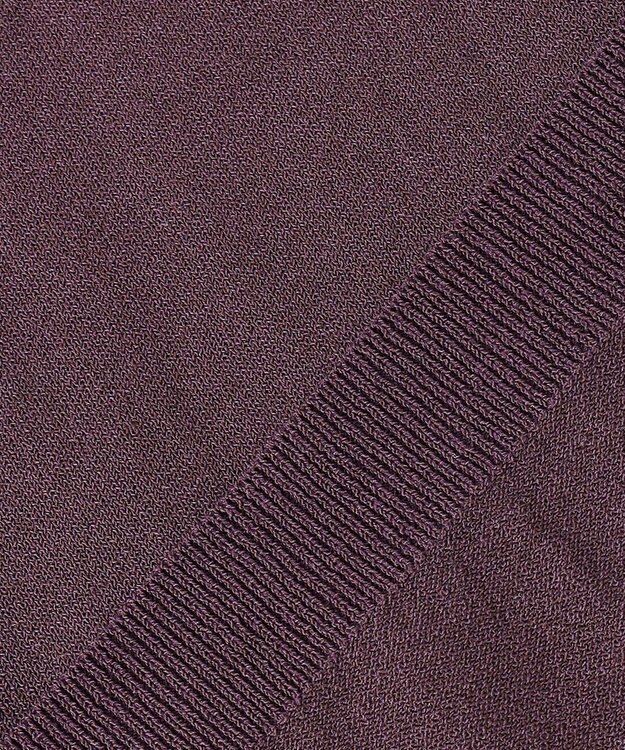 UNFILO MENS FINE MOVE ニットポロ [24年春夏商品] ボルドー