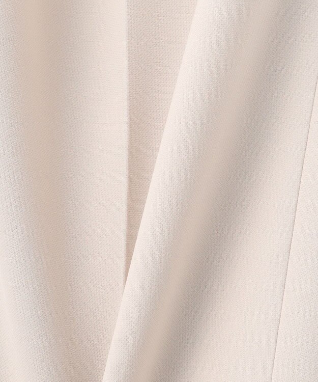 組曲 L 【KUMIKYOKU NAVY】コンフォータブルドレープ フリルテーパードパンツ サンドベージュ系