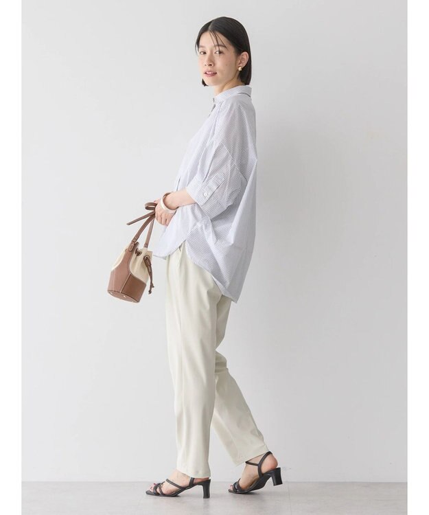 AMERICAN HOLIC ＵＶカットバックドレープシャツ Stripe