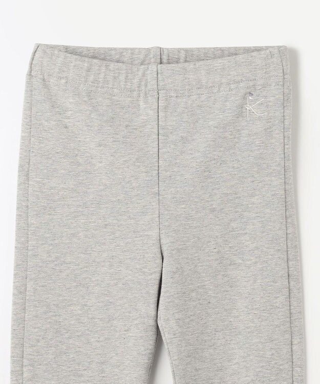 組曲 KIDS 【110-140cm】ストレッチ天竺 レギンス(フルレングス) グレー系