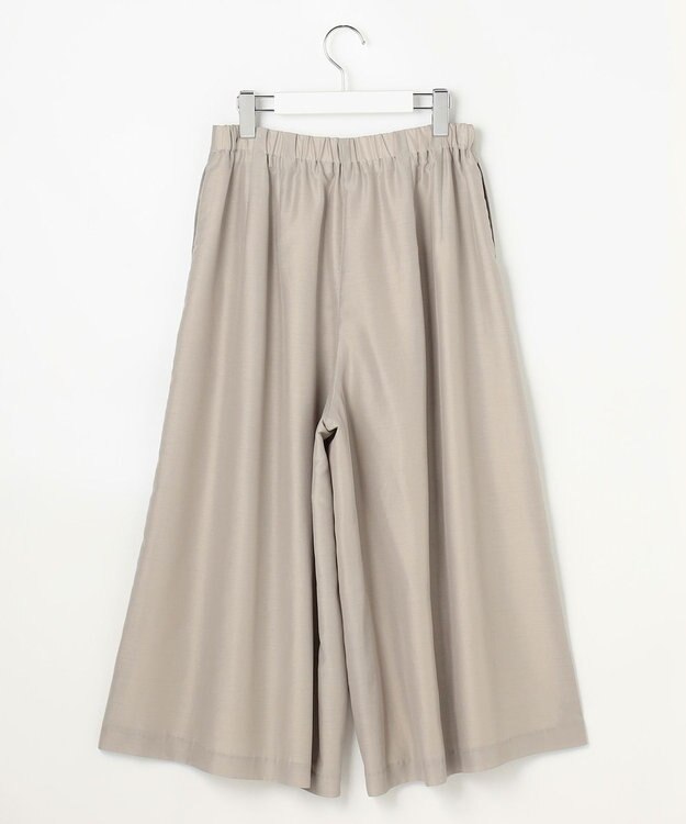 J.PRESS LADIES L エアリースパンボイル ガウチョ パンツ グレージュ系