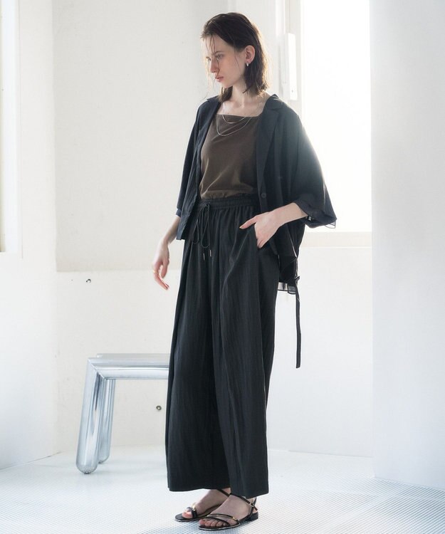 YECCA VECCA 【UVカット/遮熱/接触冷感】COOL袖シアージャケット Charcoal Gray