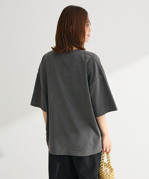 Green Parks ピグメントロゴＴシャツ Charcoal Gray