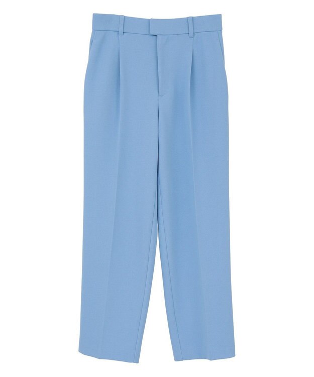 Green Parks Ｏ．きれいシルエットテーパードパンツ Sax