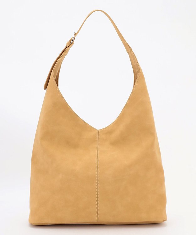 ANY パステルスエードライクワンショルダーバッグ イエロー