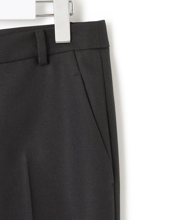 23区 L 【CLASSY.1月号掲載/洗える】ウールライクカルゼ テーパード パンツ ネイビー系