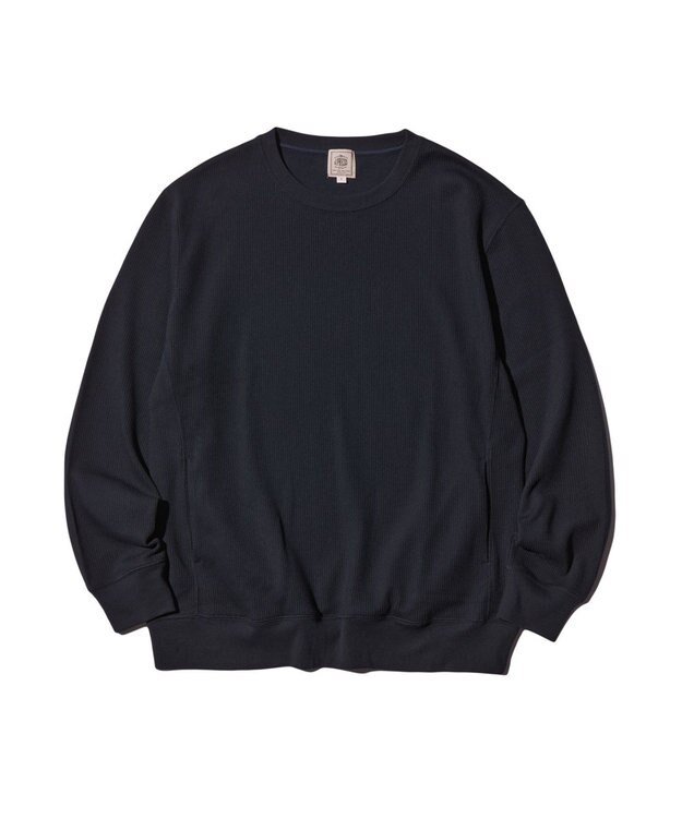 J.PRESS MEN 【J.PRESS PREMIUM JERSEY】クルーネック トレーナー ネイビー系