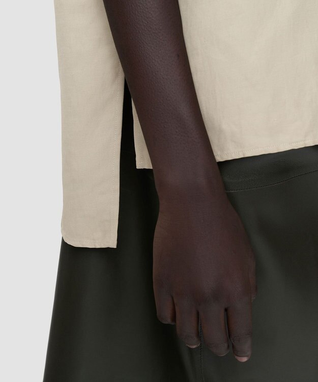 JOSEPH ライトリネンブレンド　シャツ Powder