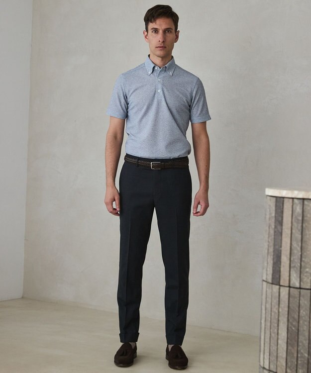 GOTAIRIKU セットアップ対応【ロングセラー】ウォッシャブル サマーウール100％パンツ(ノータック)26年モデル グレー系