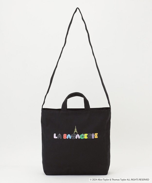 LA BAGAGERIE BARBAPAPA×LA BAGAGERIE   バーバパパコラボ　2WAYバッグ　M ブラック