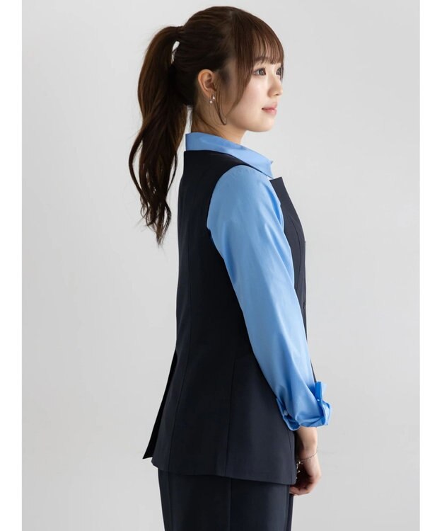 Te chichi スクエアネックジレ【AOYAMA FASHION ASSOCIATION × Te chichi】 ネイビー