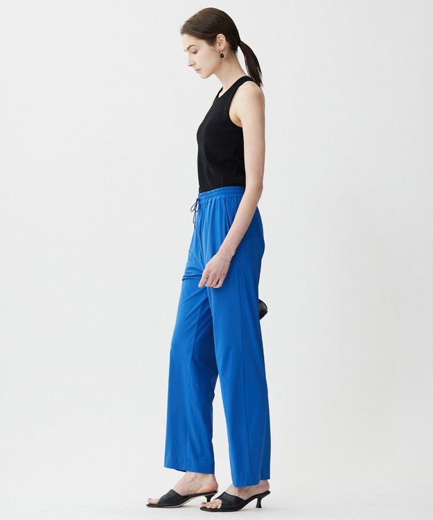 ICB L 【洗える】VISスムースニットタンクトップ ブラック系