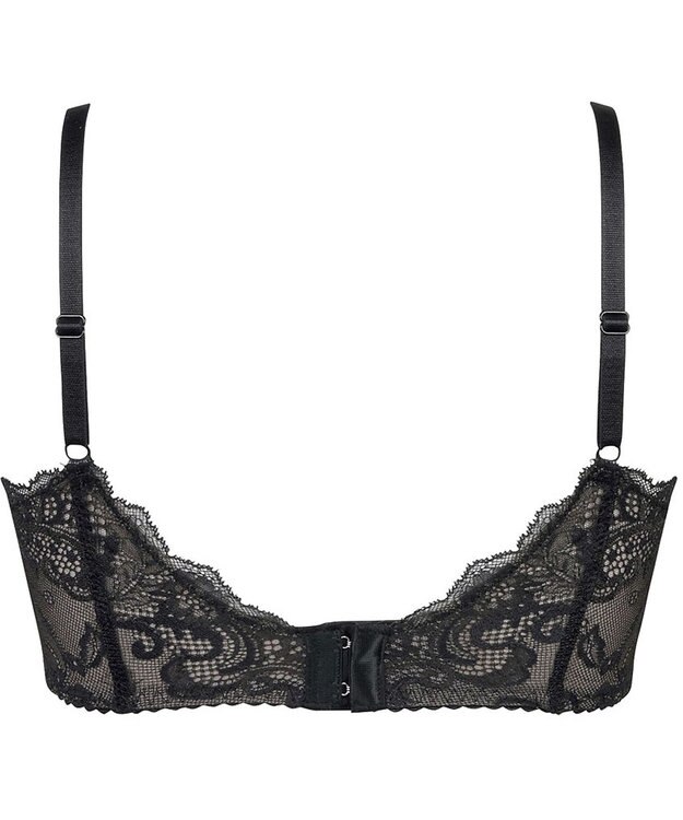 Wing ブラジャー Wing Lesiage 脇すっきりの着やせシルエット 背中の段差・脇のハミ肉軽減 【2920シリーズ】 Gカップまで対応 大きいサイズ ブラ PB2921 ウイング／ワコール ブラック