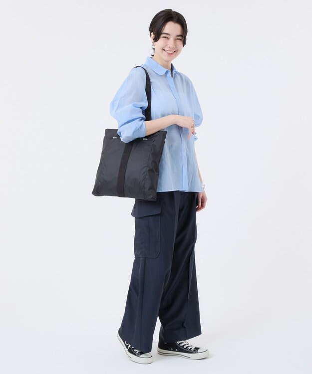 LeSportsac 10TH ESSENTIAL MAGAZINE TOTE/ブラックC ブラックC