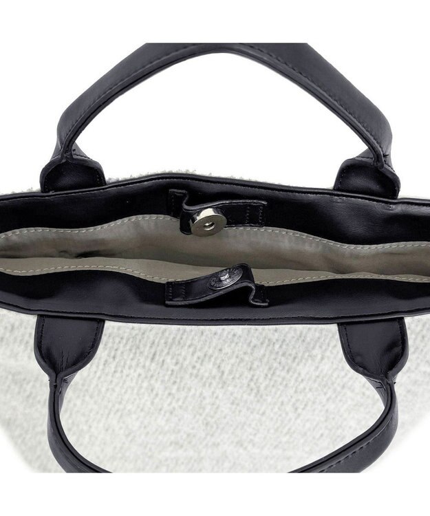 ROOTOTE 3653【2way】SC.スクエア.ウールムジ-A 01：アイボリー