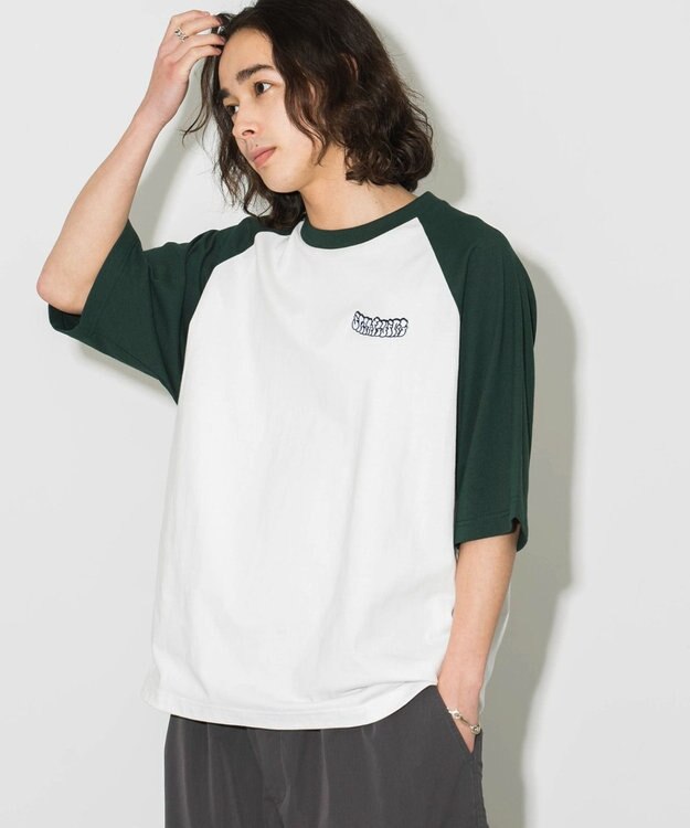 WEGO 【ユニセックス着用ITEM/】グラフィックラグランBIGT（S） 柄6