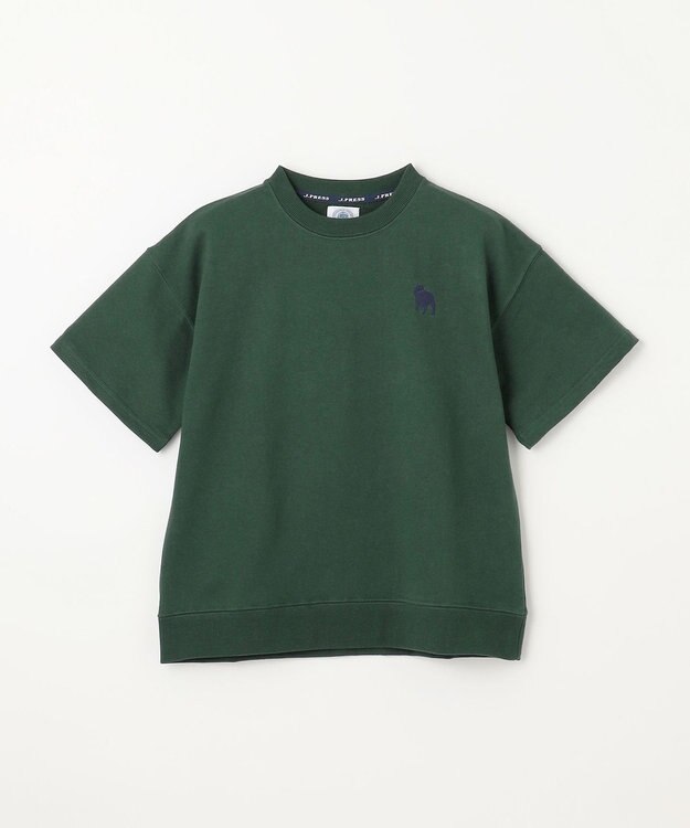 J.PRESS KIDS 【140-170cm】バックブル ミニ裏毛 半袖トレーナー グリーン系