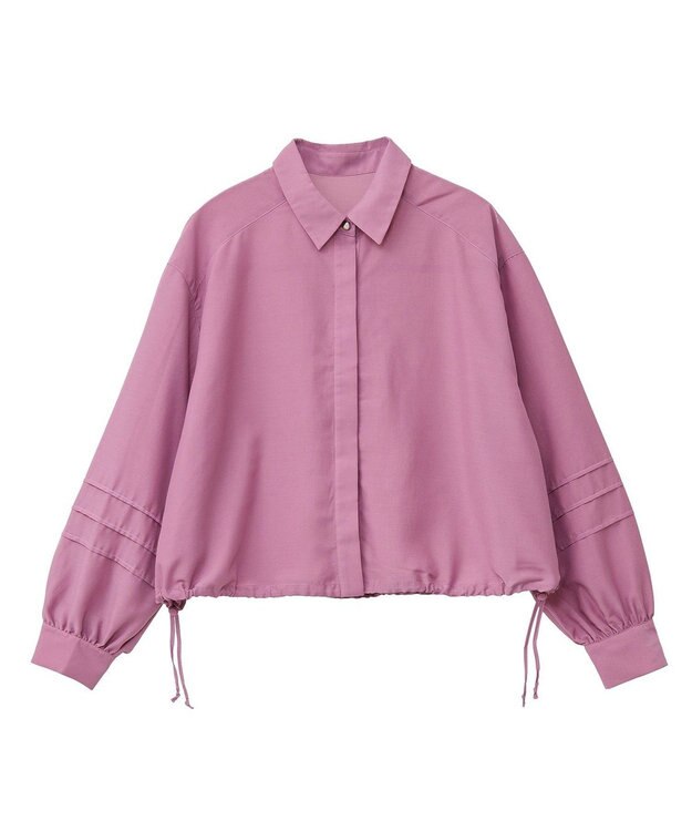 earth music&ecology タックスリーブシャツ Dark Pink