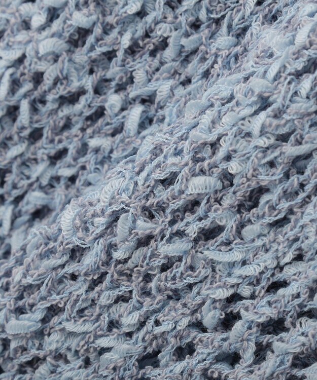 earth music&ecology 配色ラインＭＩＸニットベスト Blue