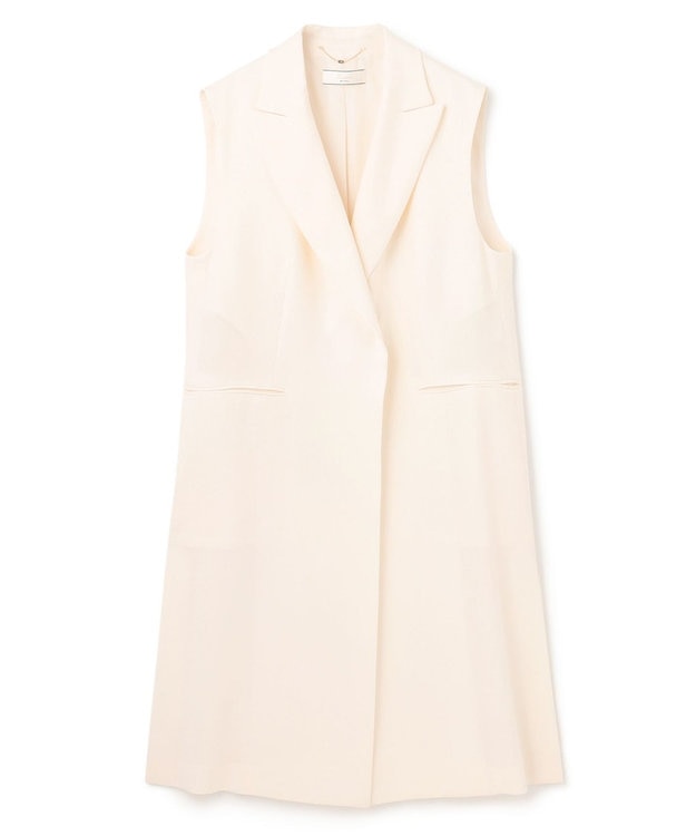 BEIGE， CAROLE / ロングテーラードジレ Ecru