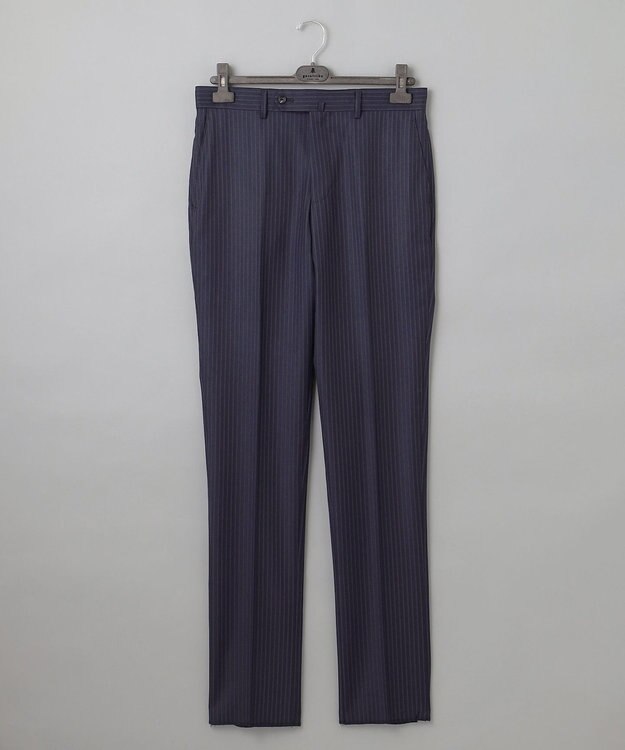GOTAIRIKU 【Loro Piana Fabric】365 通年スーツ(ネイビー×ストライプ) ネイビー系1
