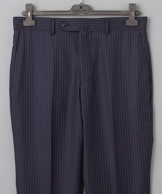GOTAIRIKU 【Loro Piana Fabric】365 通年スーツ(ネイビー×ストライプ) ネイビー系1