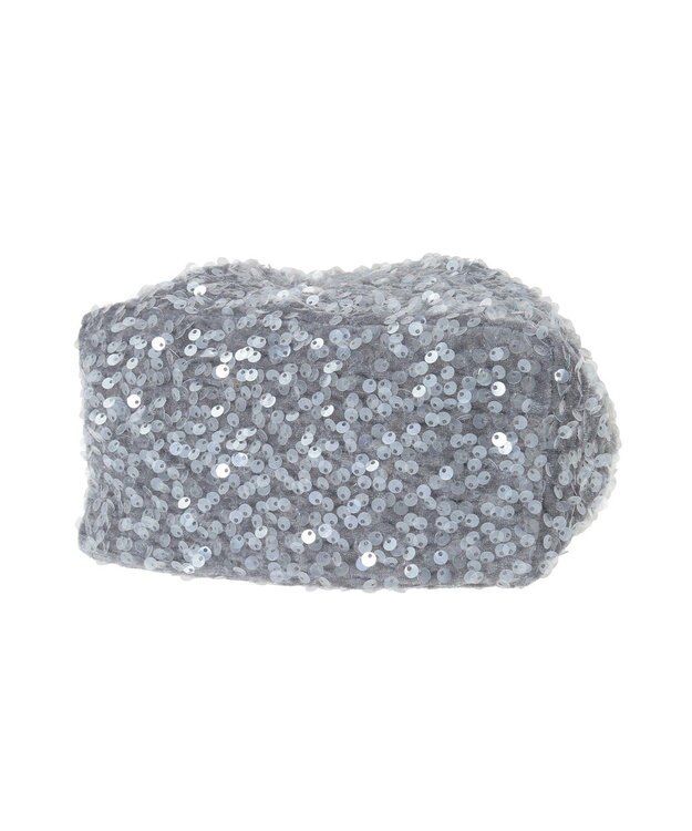 Green Parks ＯＴＯ．ＨＡ．ベロアスパンコールショルダーバック Gray