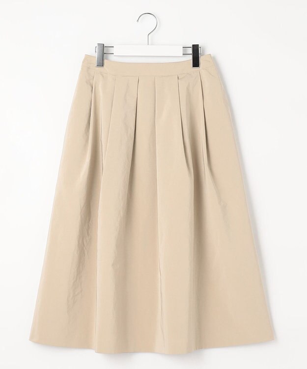 J.PRESS LADIES 【洗える】NEW GU フレアー スカート ベージュ系