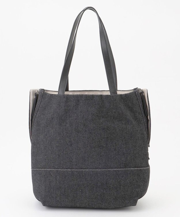 Y'SACCS デニムトートバッグ　Mサイズ ブラック【WEB限定カラー】