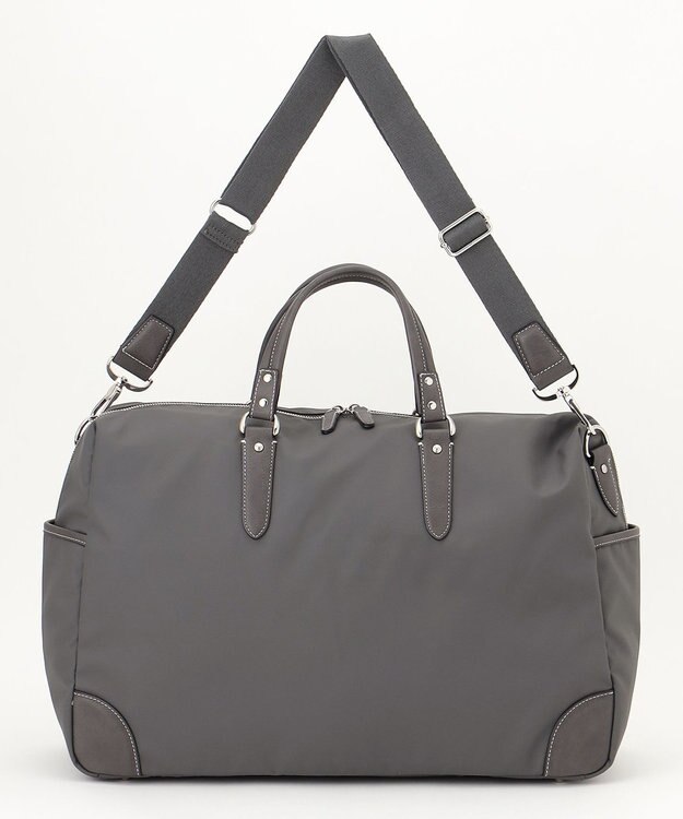 UNBILLION Otias ポリウレタンコーティングナイロンボストン グレー